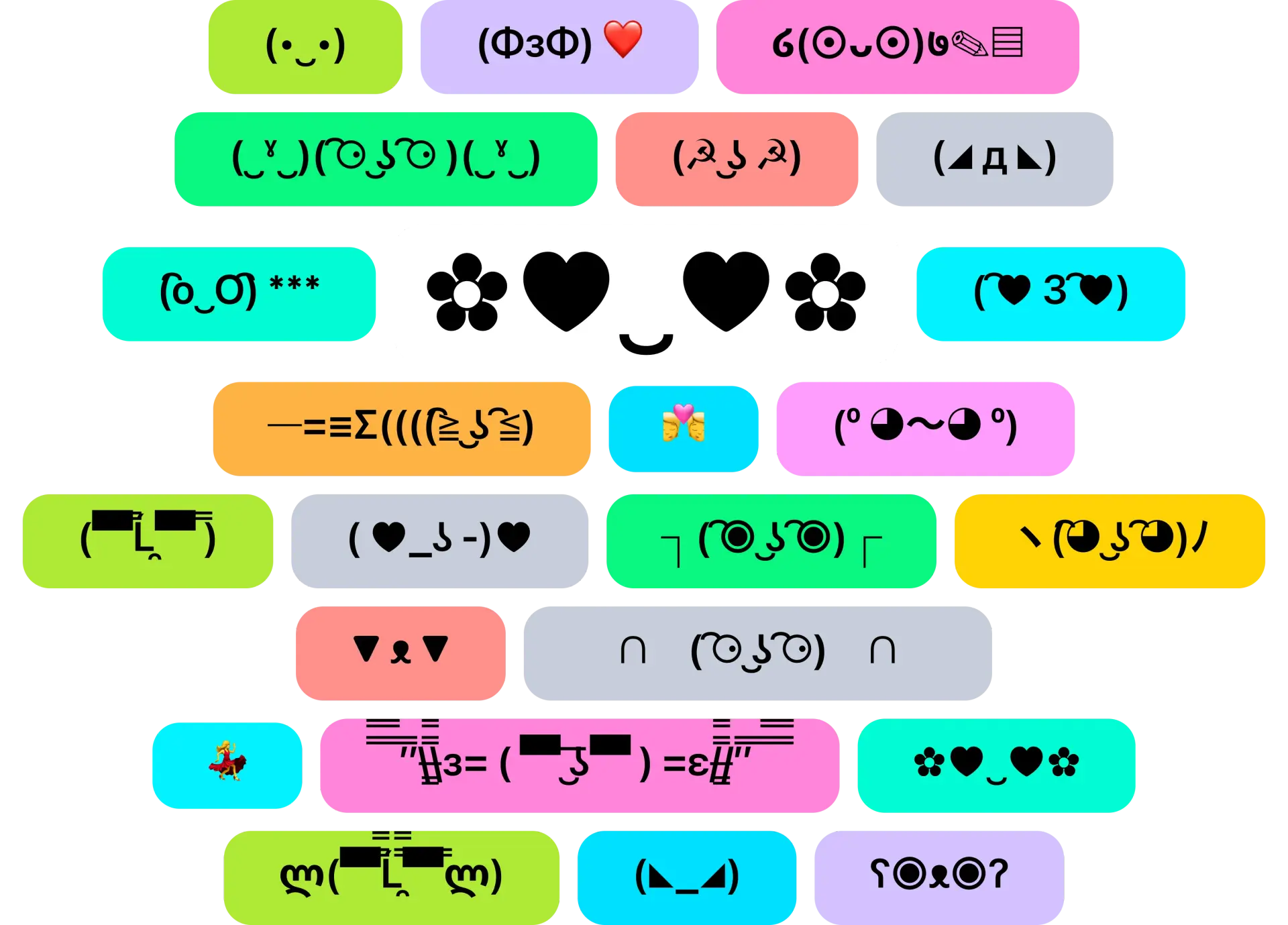 Simbolos Aesthetic Emojis